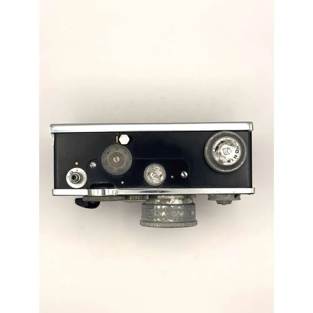 Vintage Argus A2B 35mm Rangefinder Film Camera 50mm f3.5 Lens w Case Parts USA